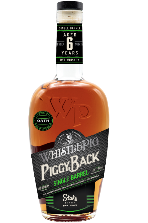 Whistlepig Piggyback Rye Whiskey Stake/F1 Team/Kick | Sauber Edition 750ml