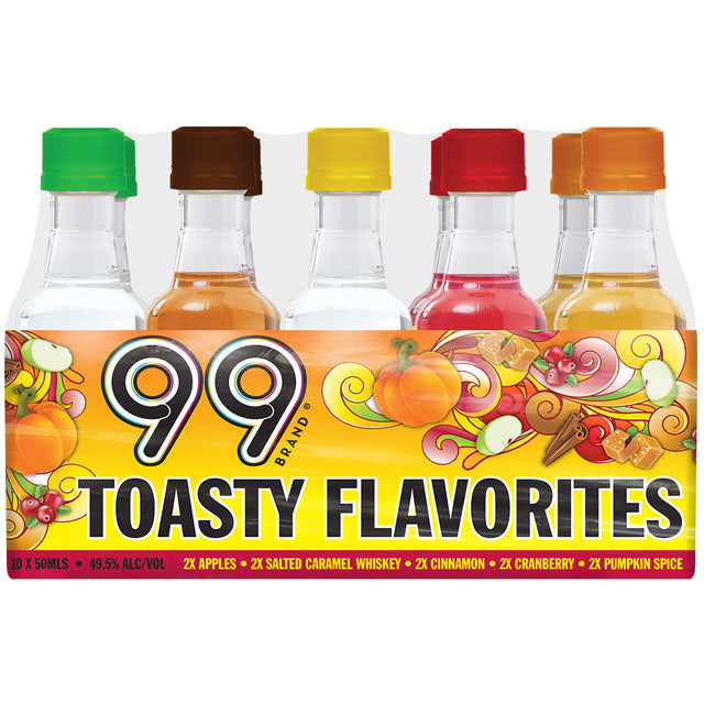 99 Brand Toasty Flavorites (10x50ml)