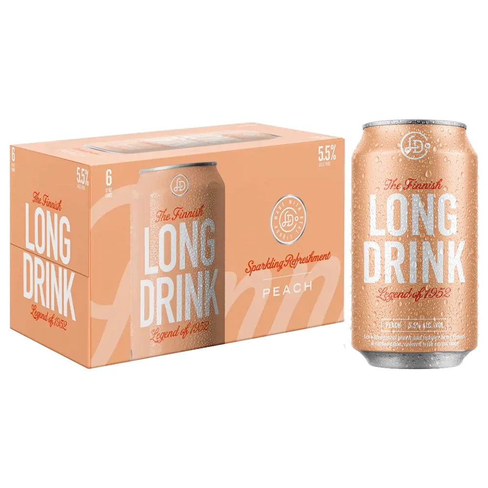 Long Drink The Finnish Peach Cocktail 12oz 6 Pack Cans