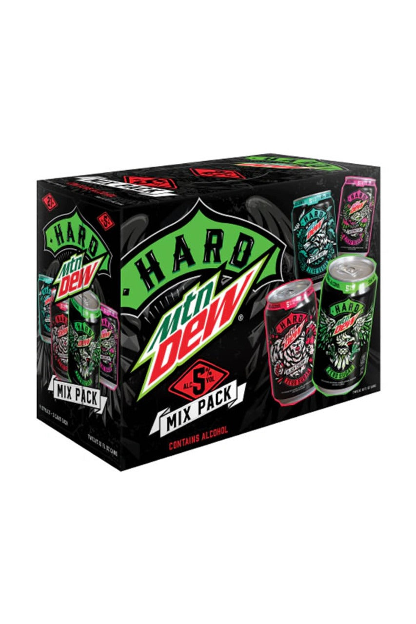 Mtn Dew Mountain Hard Zero Sugar Malt Flavored Beverage Variety 12 Pack