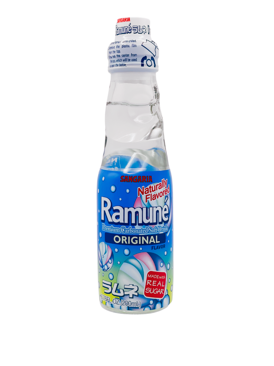 Sangaria Ramune Carbonated Soft Drink: Original 6.76 Fl Oz