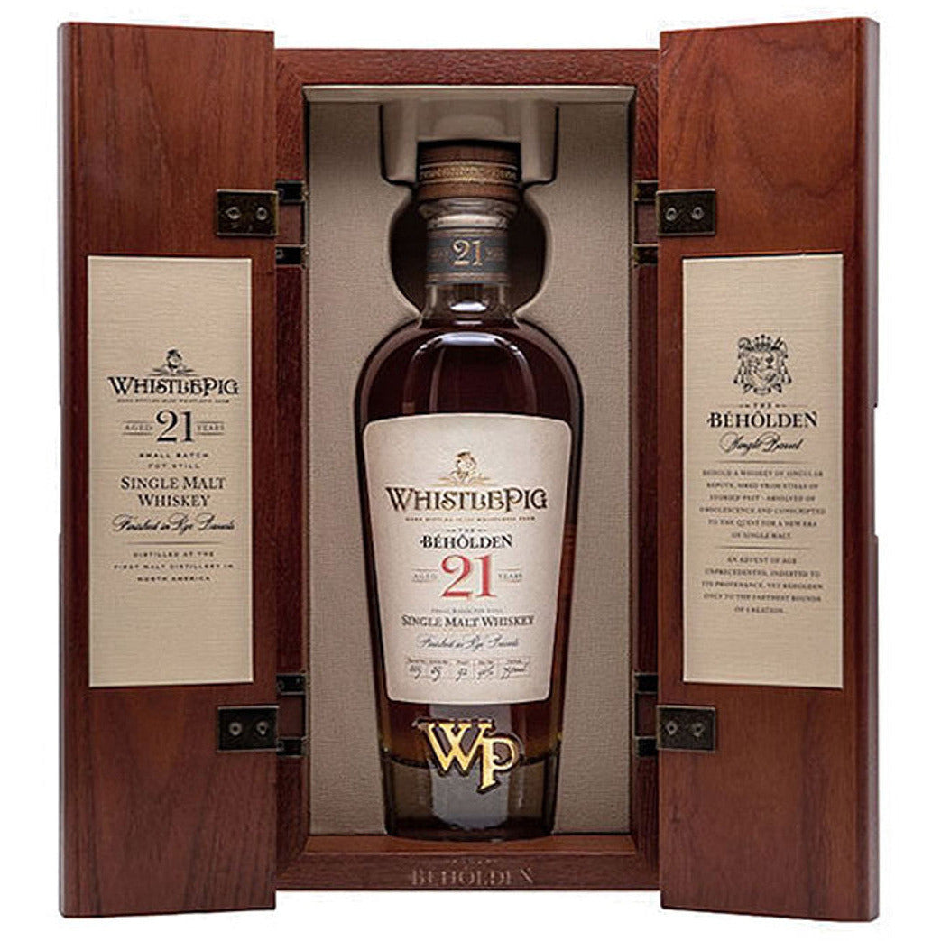 WhistlePig The Béhôlden' 21 Year Old Single Malt Whiskey