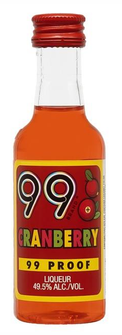 99 Brand Cranberry Liqueur (12x50ml)