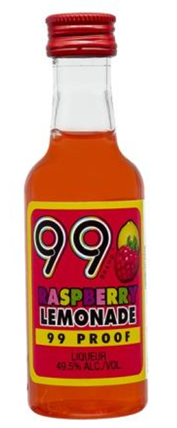 99 Brand Raspberry Lemonade Liqueur (12x50ml)