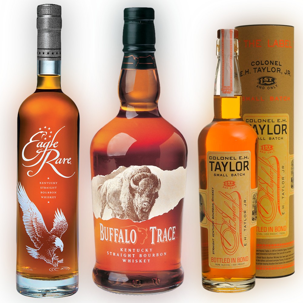 Eagle Rare - Buffalo Trace - Colonel E.H. Taylor Small Batch Bourbon Bundle (750ml)