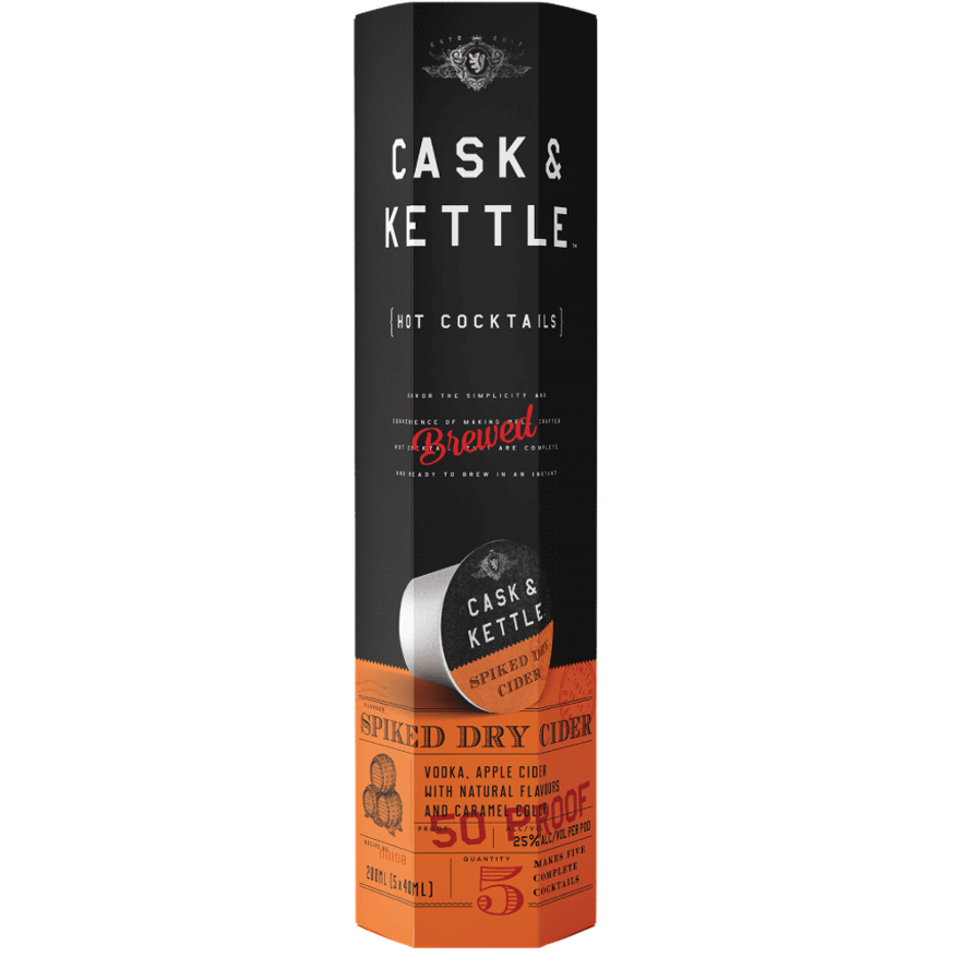 Cask & Kettle Spiked Dry Cider K-Pod Cocktails (5 pods)