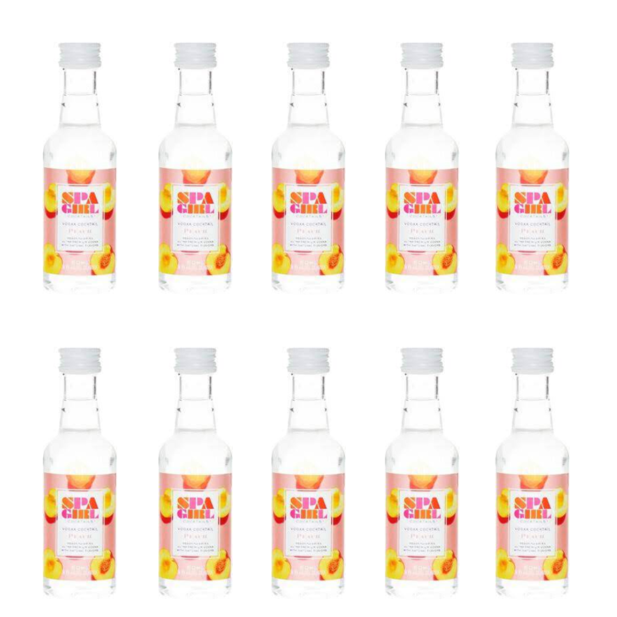 Spa Girl Cocktails Peach Vodka Cocktail (10x50ml)