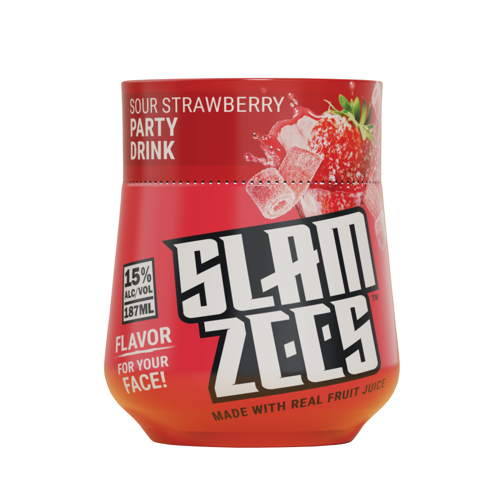 SlamZees Sour Strawberry (187ml)