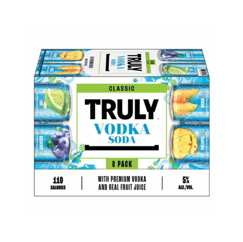 Truly Vodka Soda Classic with Premium Vodka Variety Pack (8pk)