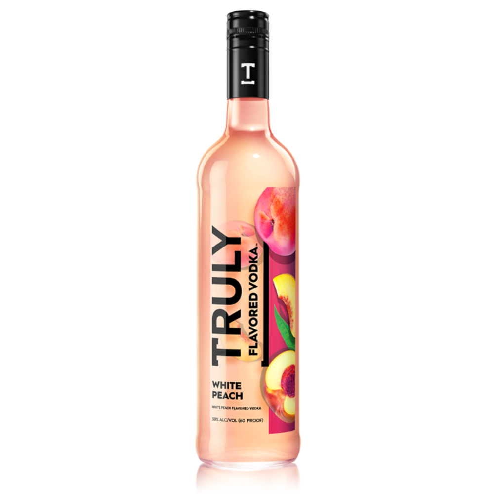 Truly White Peach Flavored Vodka (750ml)