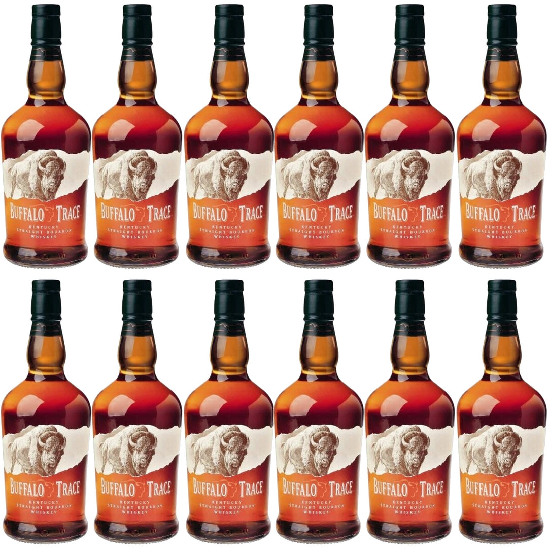 Buffalo Trace Kentucky Straight Bourbon Whiskey Case Bundle (12 Bottles) (750ml)