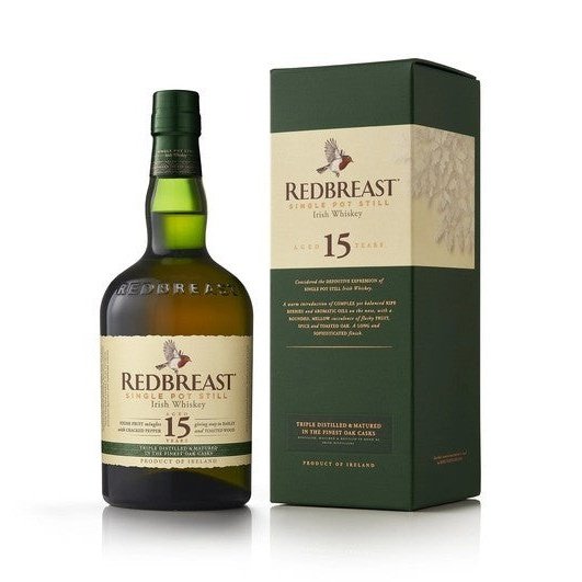 Redbreast 15 Year Old Single Pot Still Irish Whiskey 750ml