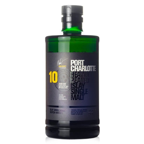 Port Charlotte Heavily Peated Islay Single Malt Scotch Whiskey - Aged 10 Years 750ml