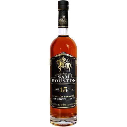 Sam Houston 15 Year Old - Kentucky Straight Bourbon Whiskey 750ml