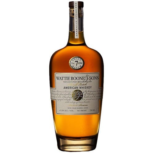 Wattie Boone & Sons 7 Year Old Small Batch American Whiskey 750ml