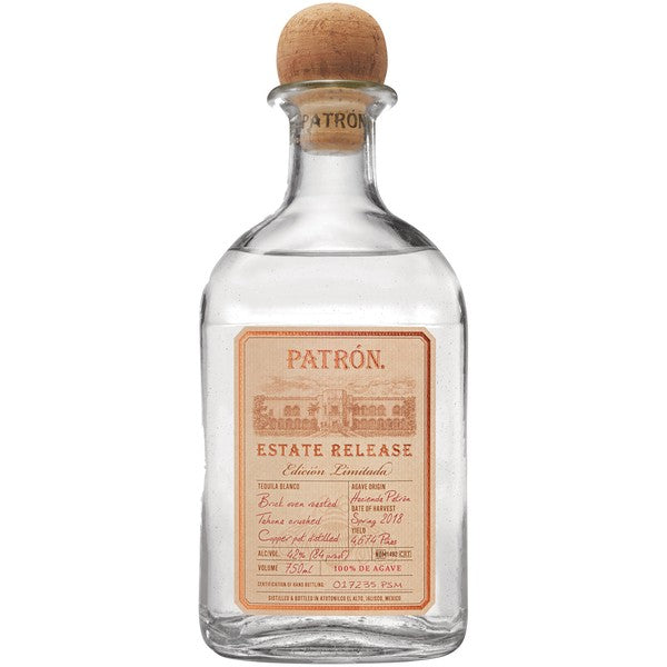 Patron Tequila Blanco Estate Release 750ml