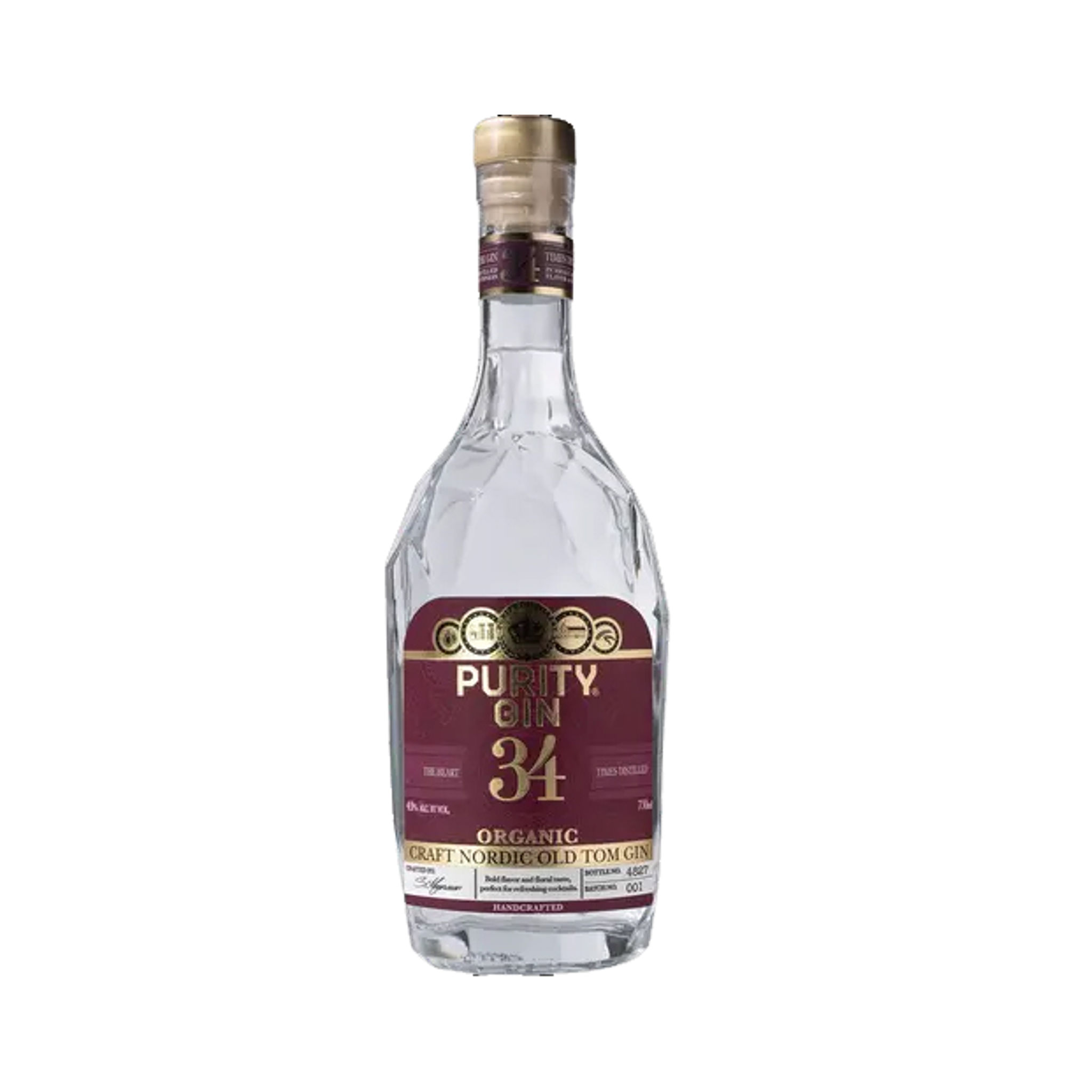 Purity 34 Old Tom Organic Gin (750ml)